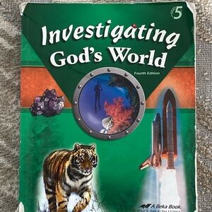 Abeka Homeschool Investigating God’s World Student Text Book